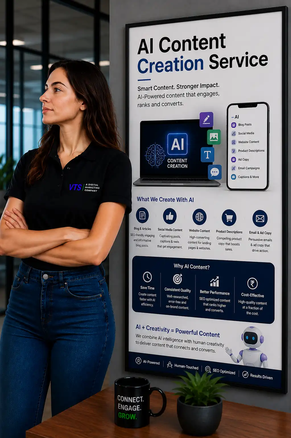 AI Content Creation planning and audit by V Touch Solutions