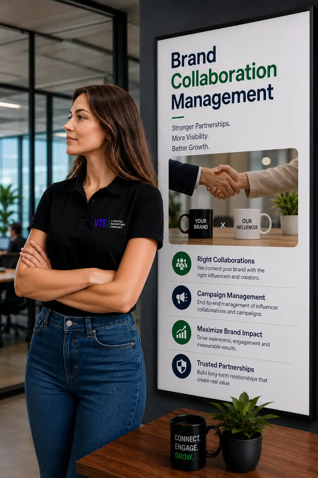 Brand collaboration and creator partnership management by V Touch Solutions