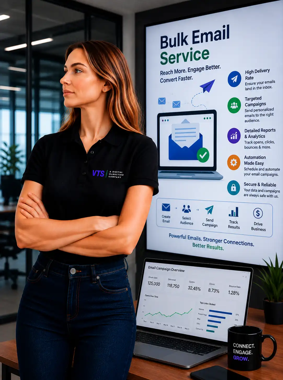 Bulk Email planning and audit by V Touch Solutions