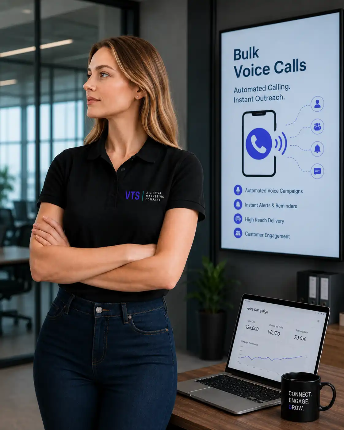 Bulk Voice SMS planning and audit by V Touch Solutions