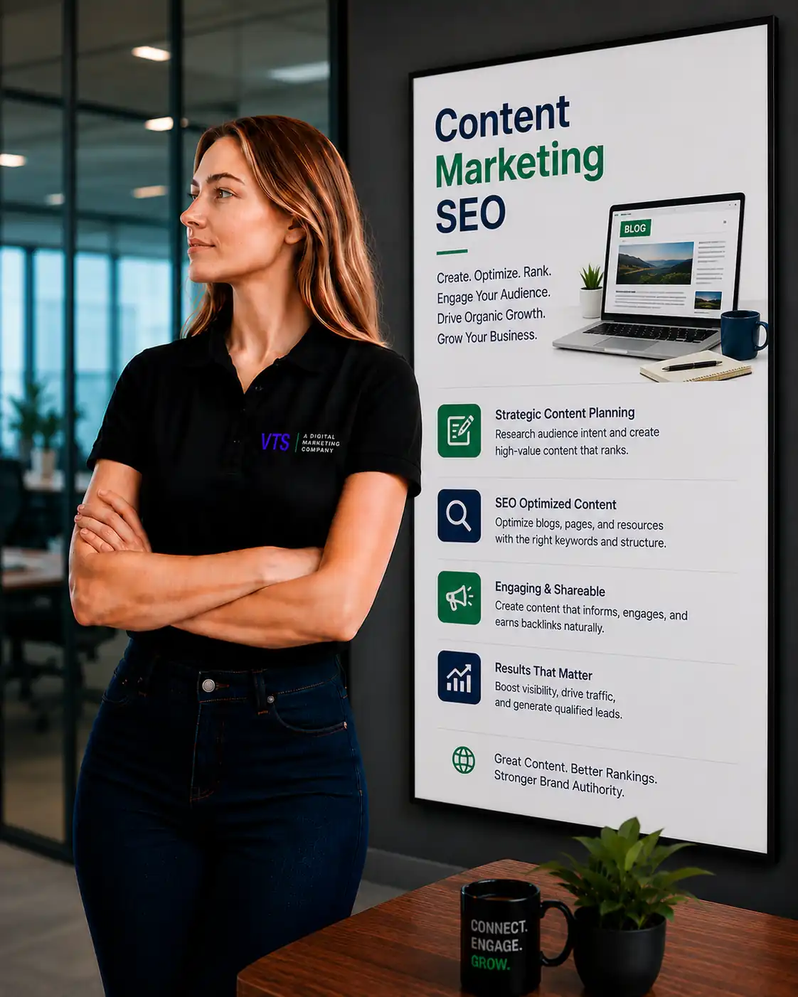 Content Marketing SEO planning and audit by V Touch Solutions