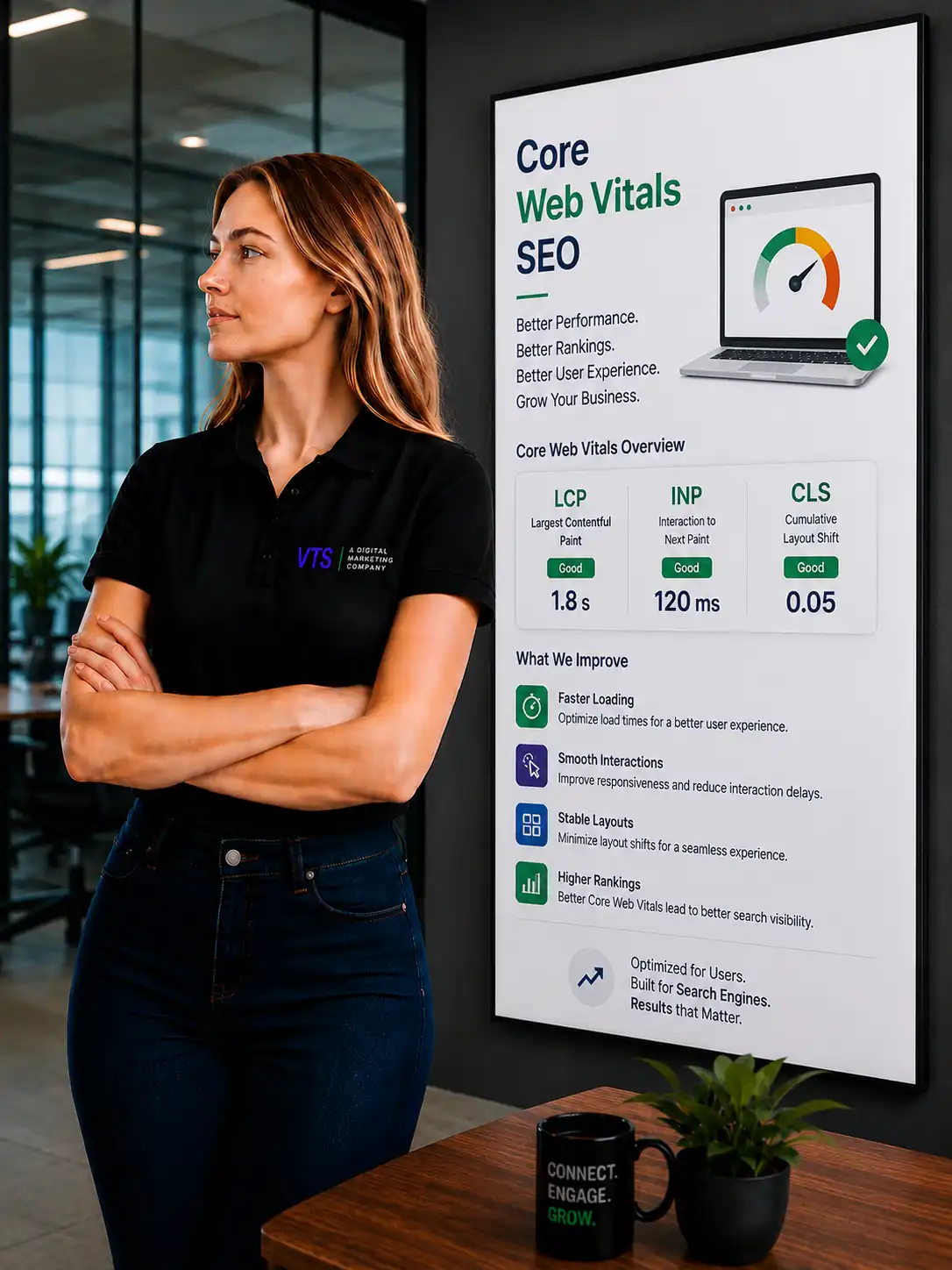 Core Web Vitals SEO planning and audit by V Touch Solutions