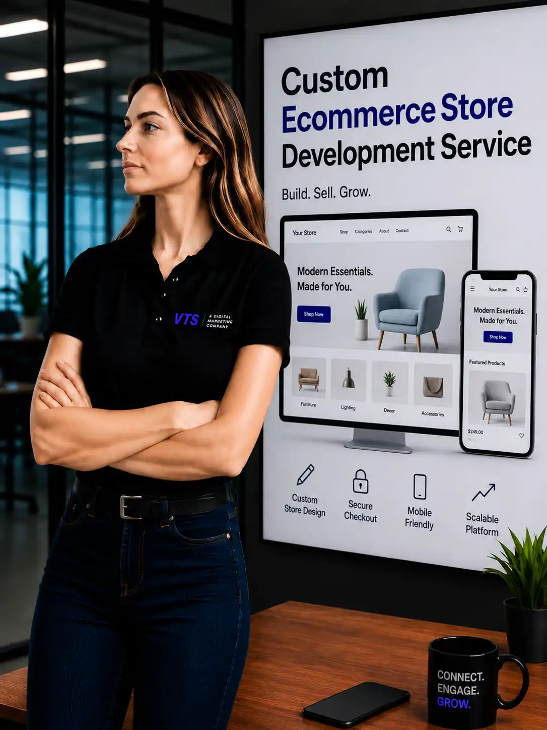 Custom Ecommerce Store Development planning and audit by V Touch Solutions