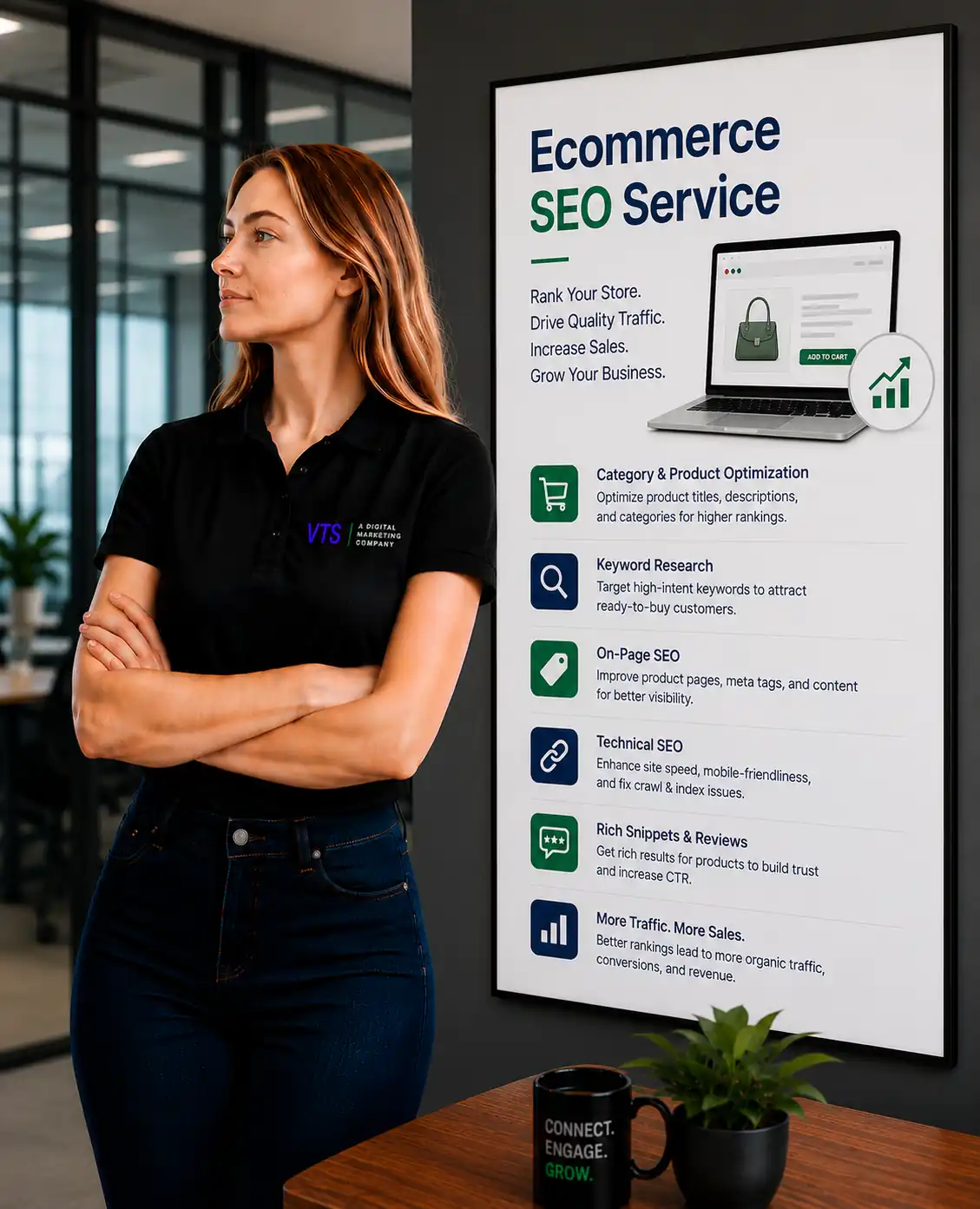 Ecommerce SEO planning and audit by V Touch Solutions