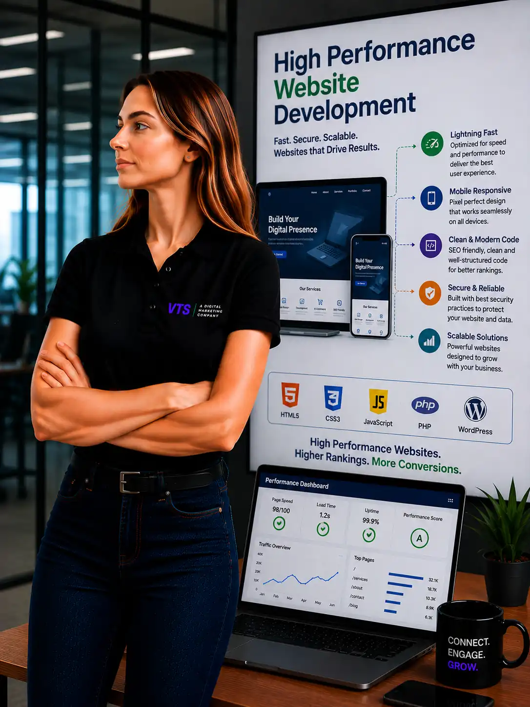 Website Development planning and audit by V Touch Solutions