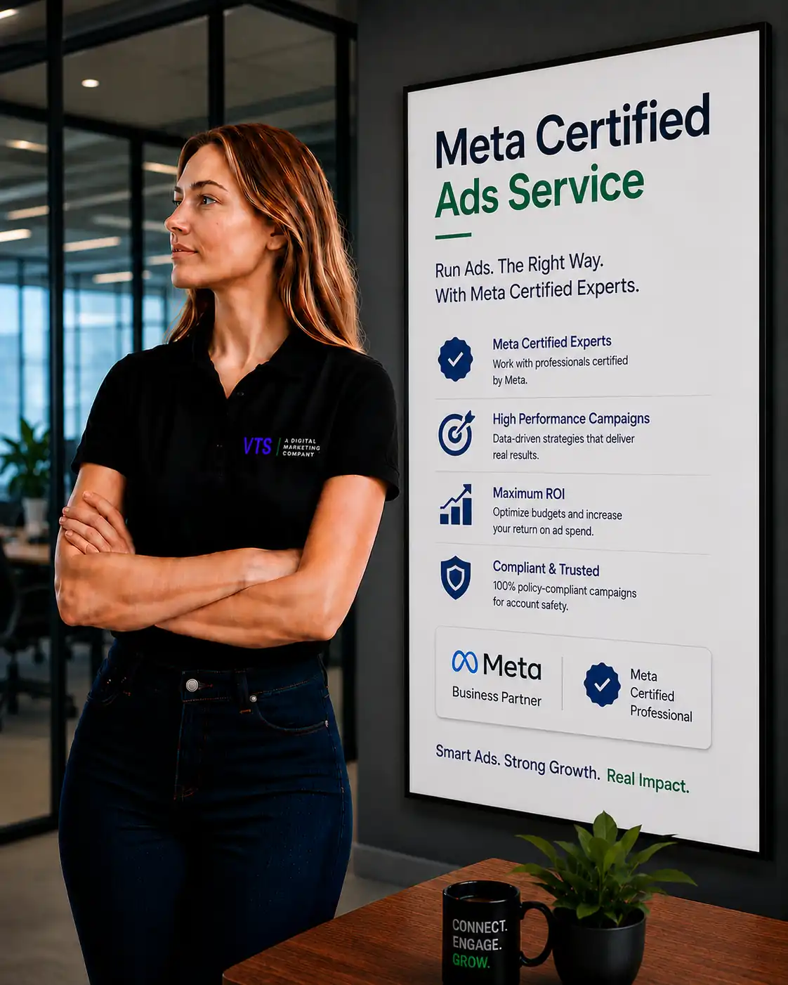 Meta Certified Ads Management planning and audit by V Touch Solutions