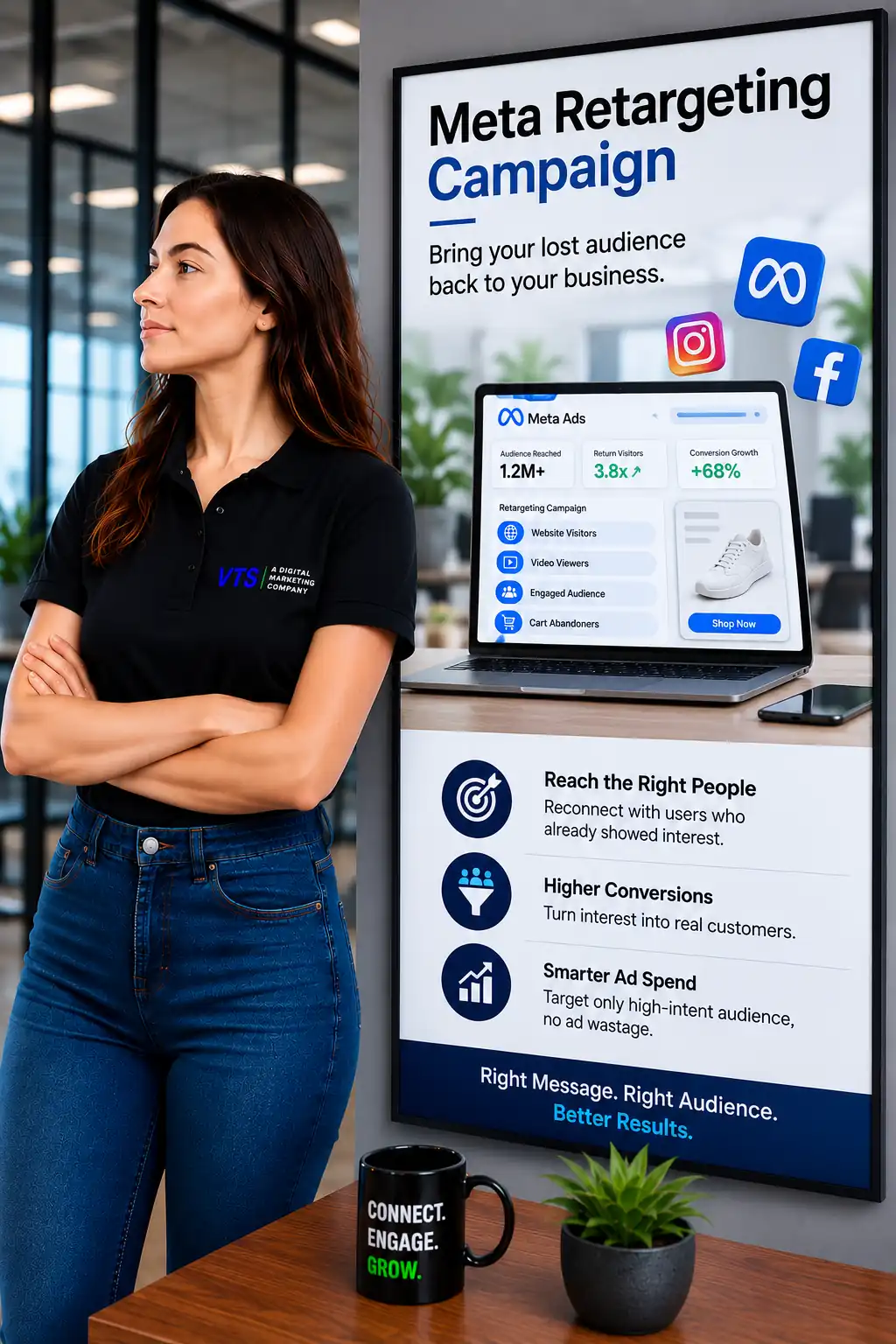 Meta Retargeting Campaign planning and audit by V Touch Solutions