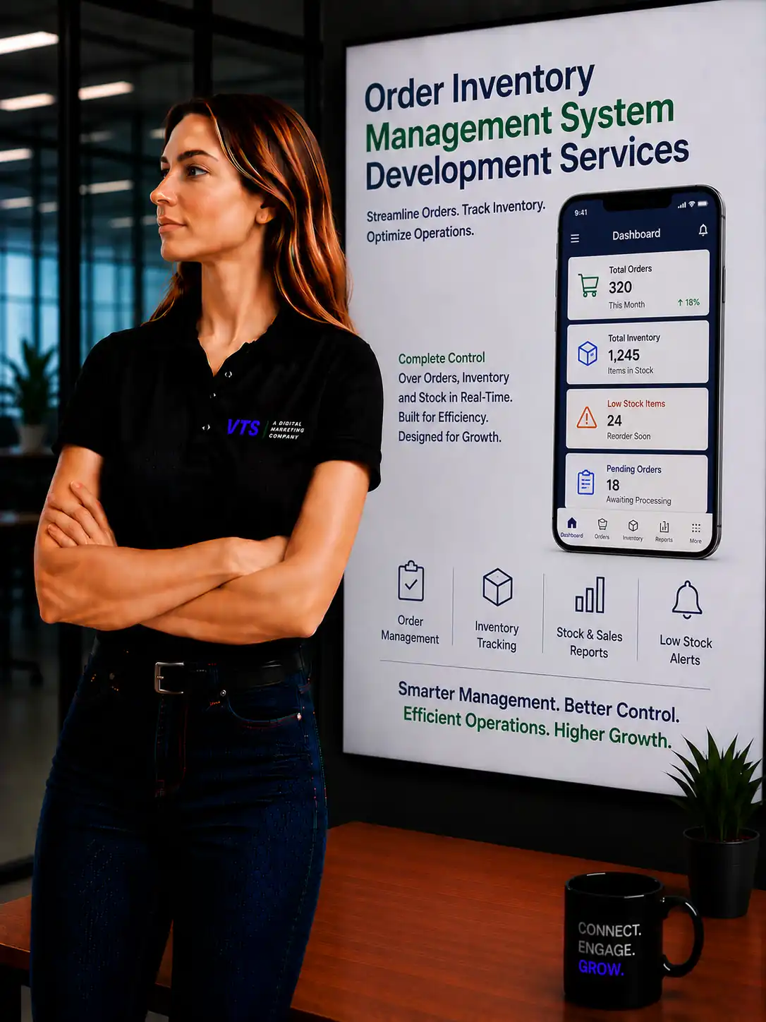 Order Inventory Management System Development planning and audit by V Touch Solutions