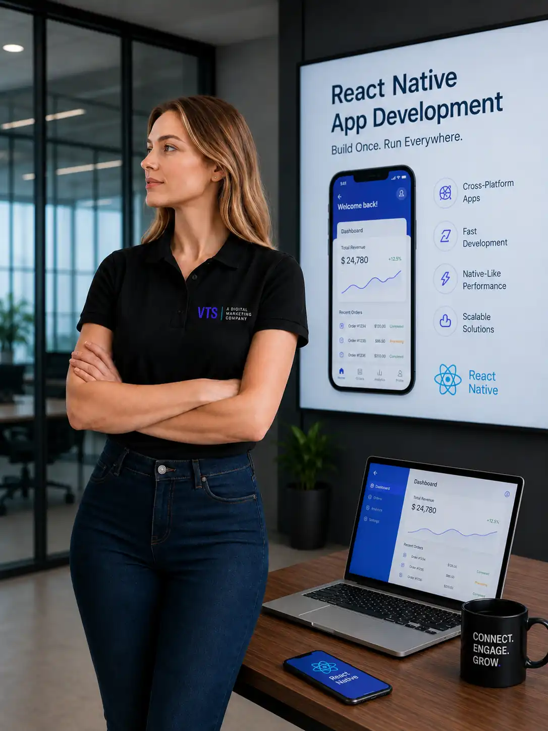 React Native App Development planning and audit by V Touch Solutions