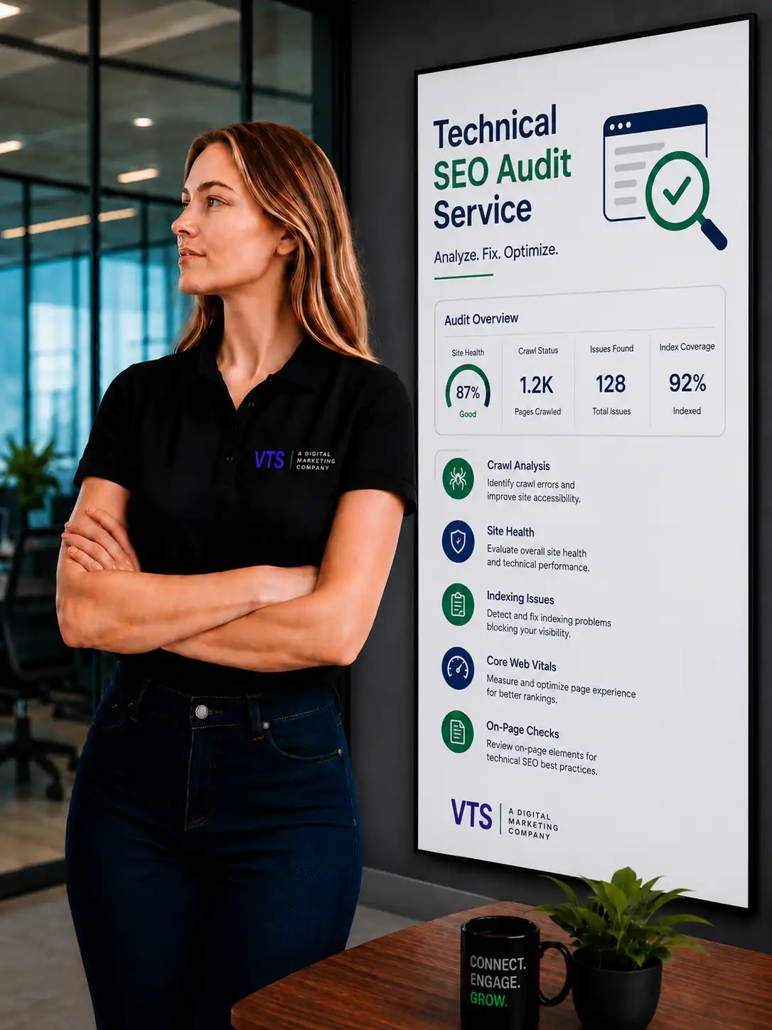 Technical SEO Audit planning and audit by V Touch Solutions