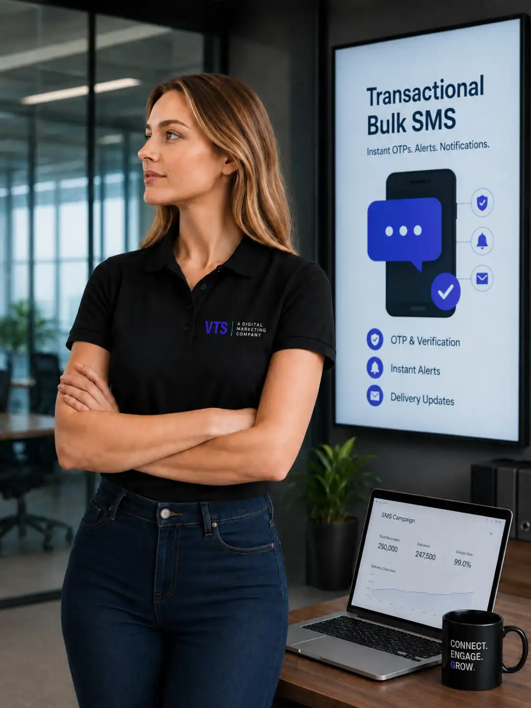 Transactional Bulk SMS planning and audit by V Touch Solutions