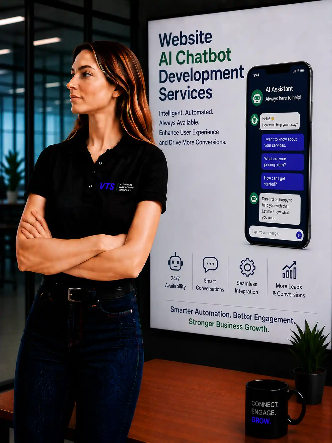 Website AI Chatbot Development planning and audit by V Touch Solutions