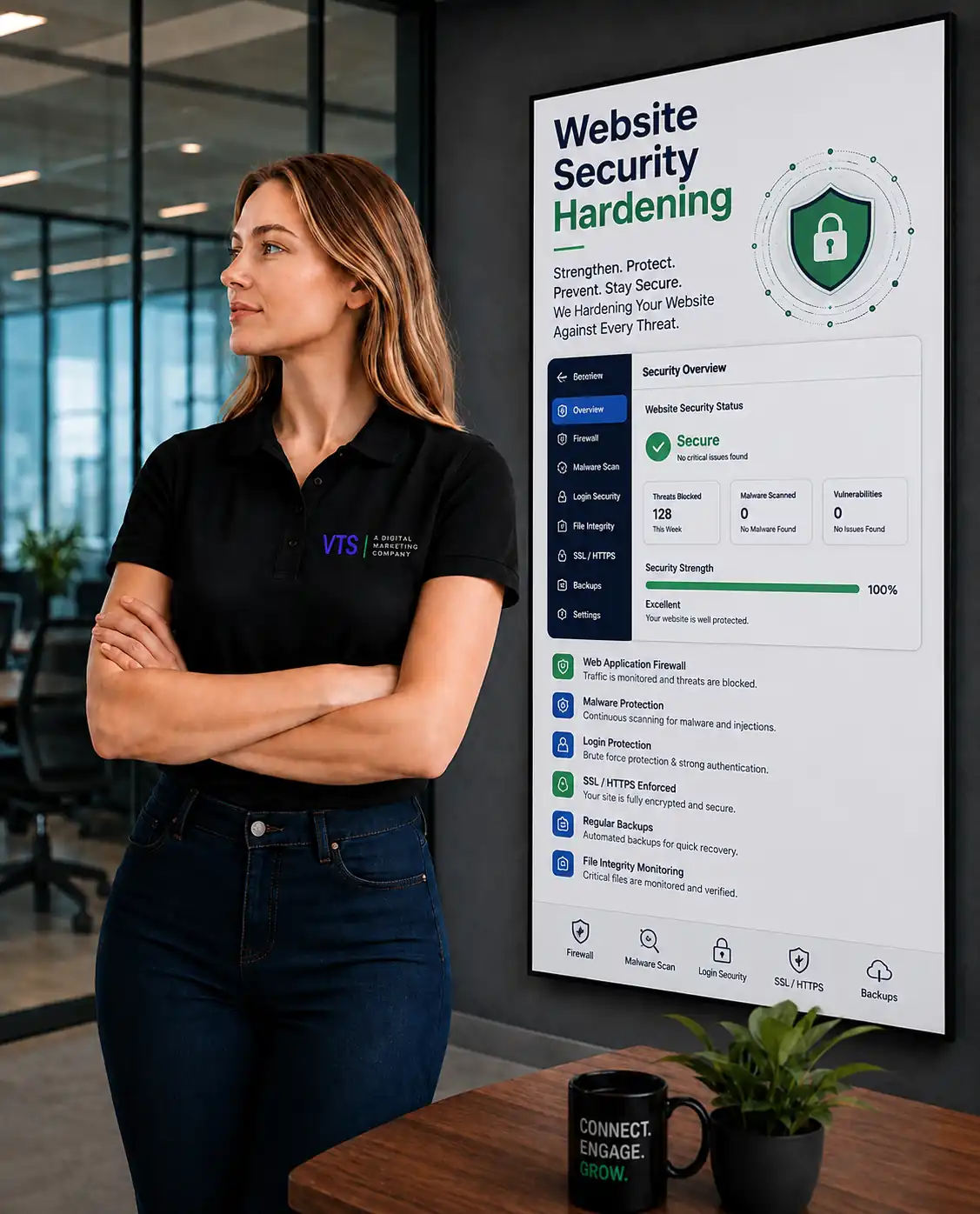 Website Security Hardening planning and audit by V Touch Solutions