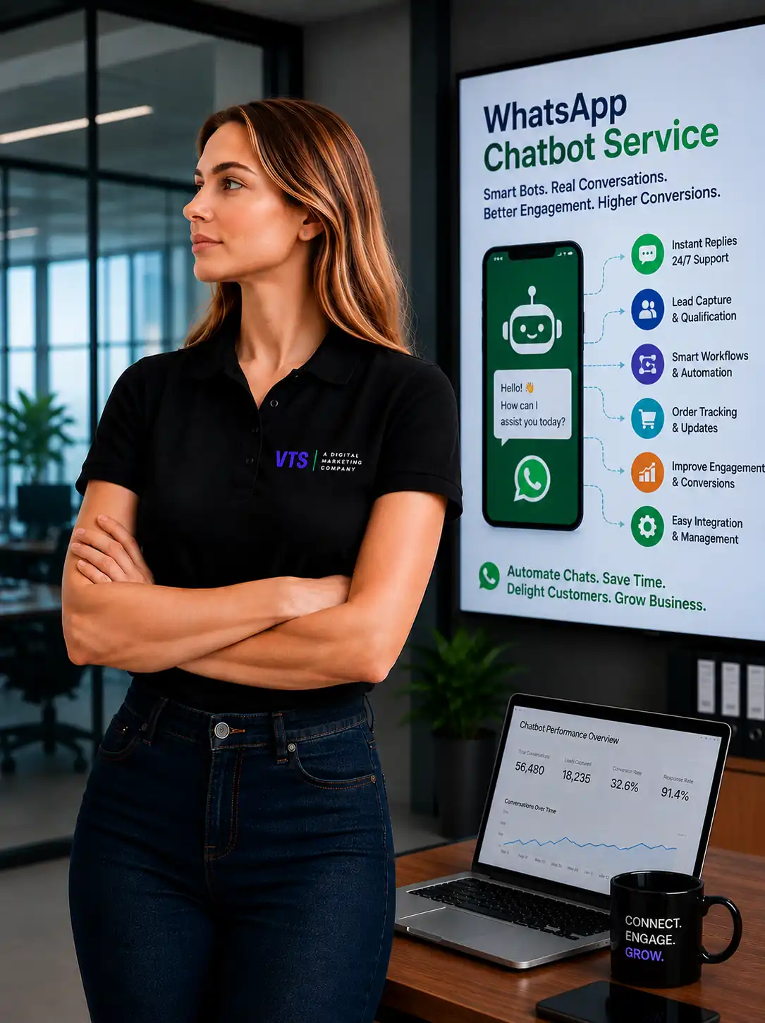 Whatsapp Chatbot planning and audit by V Touch Solutions