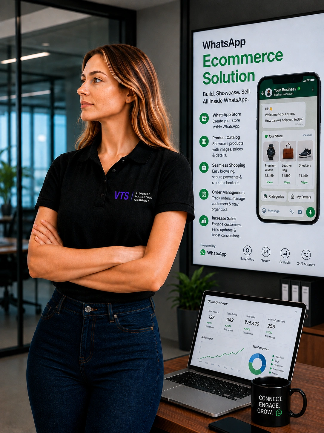 WhatsApp E-commerce planning and audit by V Touch Solutions