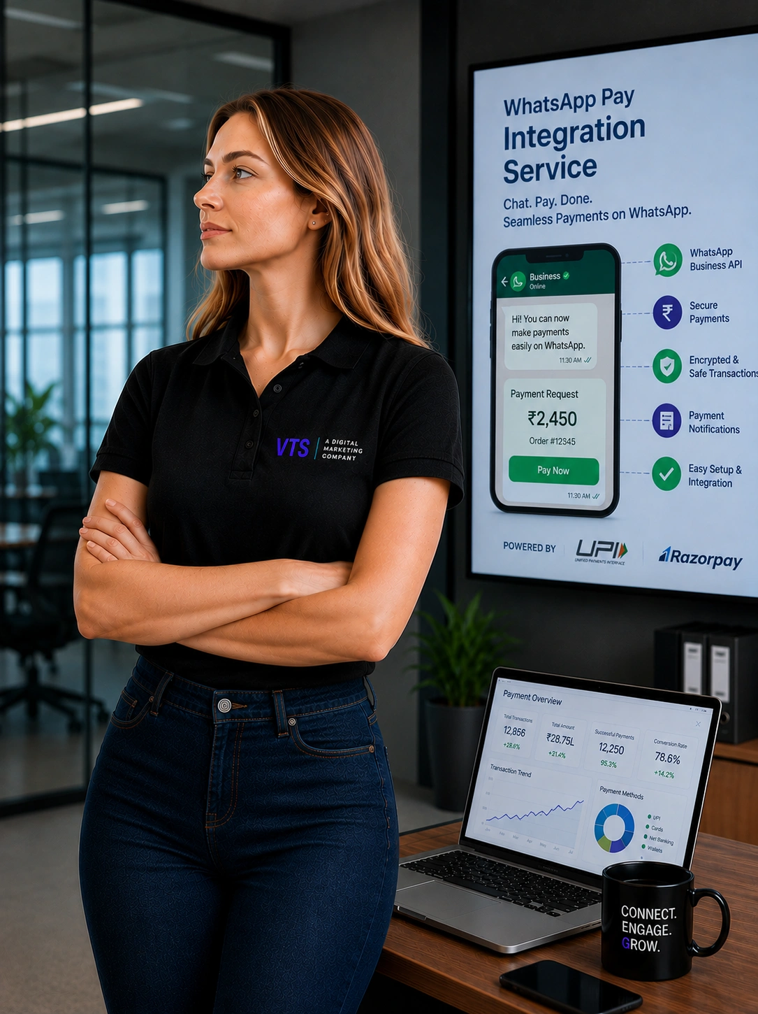 Whatsapp Pay Integration planning and audit by V Touch Solutions