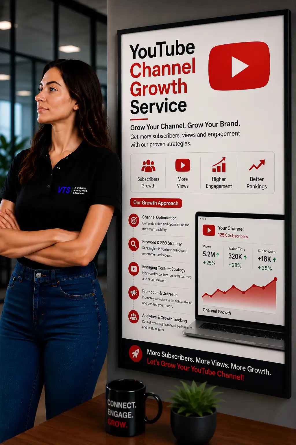 Youtube Channel Growth planning and audit by V Touch Solutions