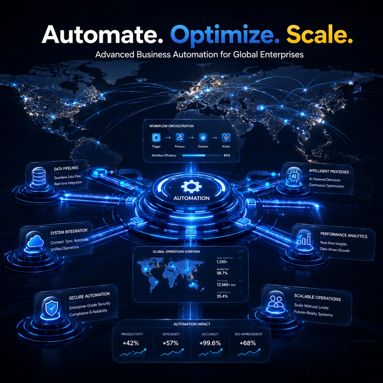 Business Automation Service reporting and performance insights