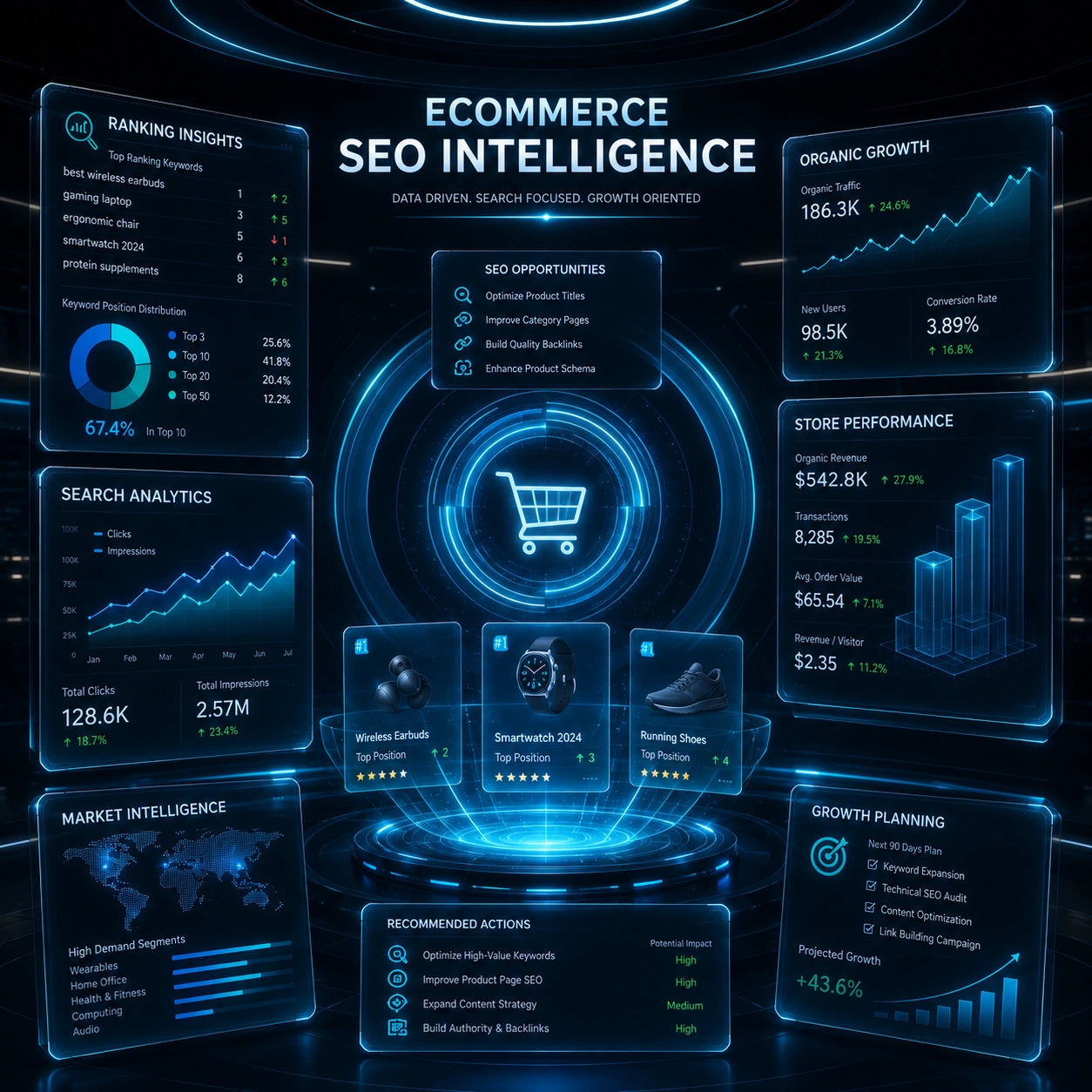 Ecommerce SEO reporting and performance insights