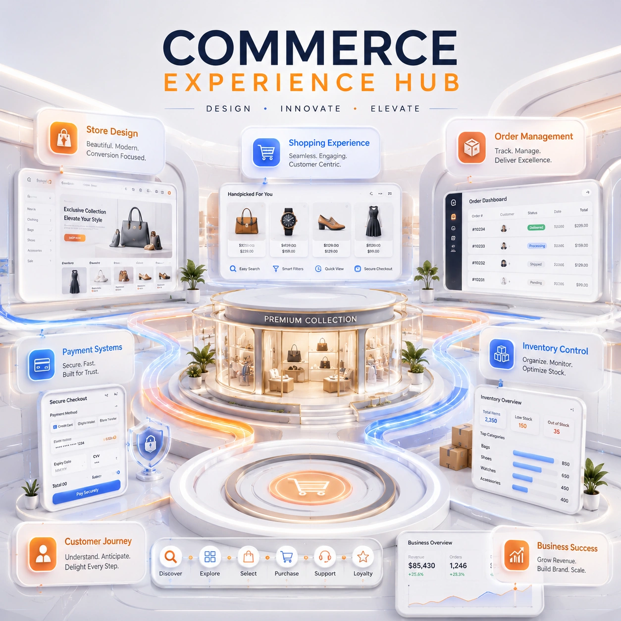 Order Inventory Management System Development customer journey planning