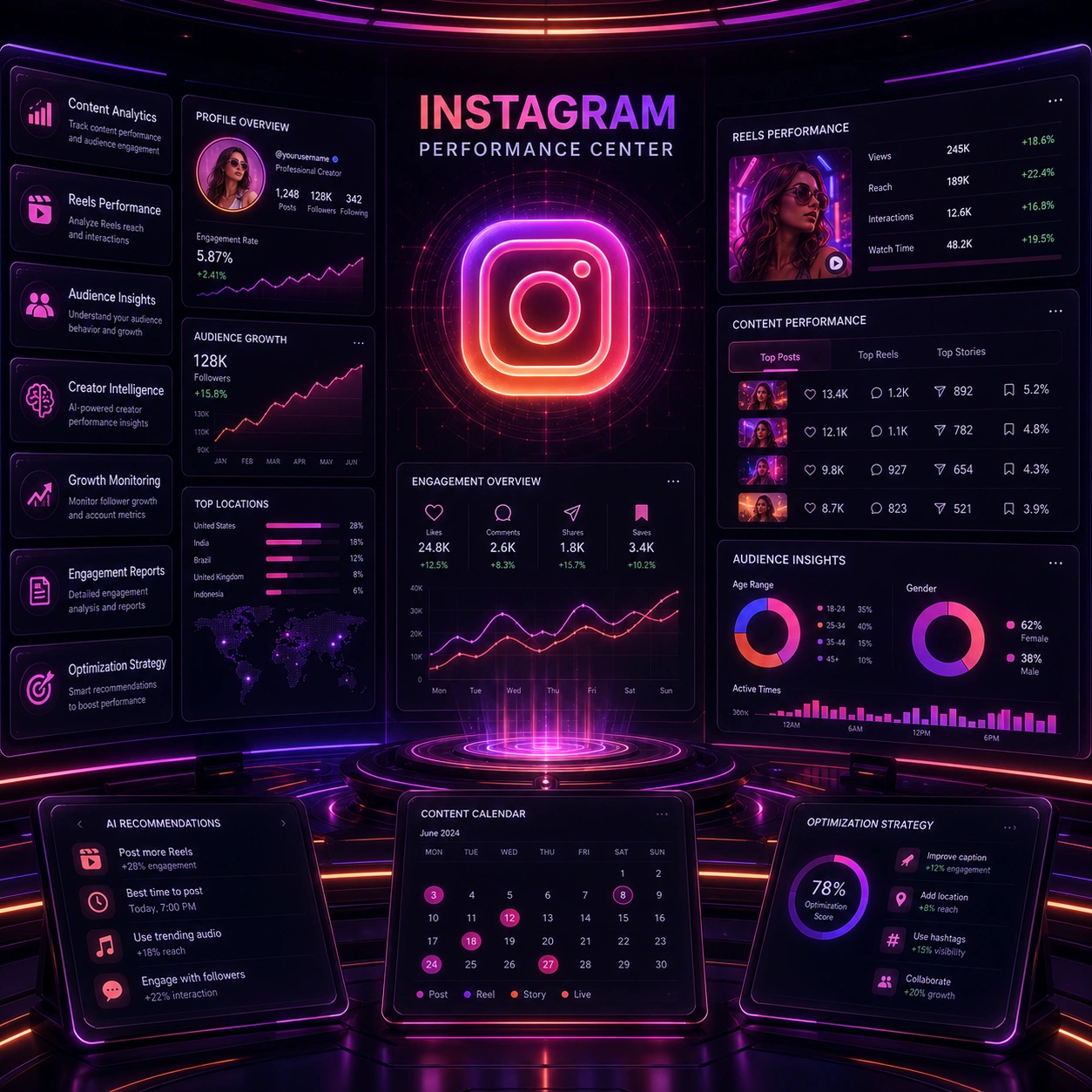 Instagram Marketing reporting and performance insights