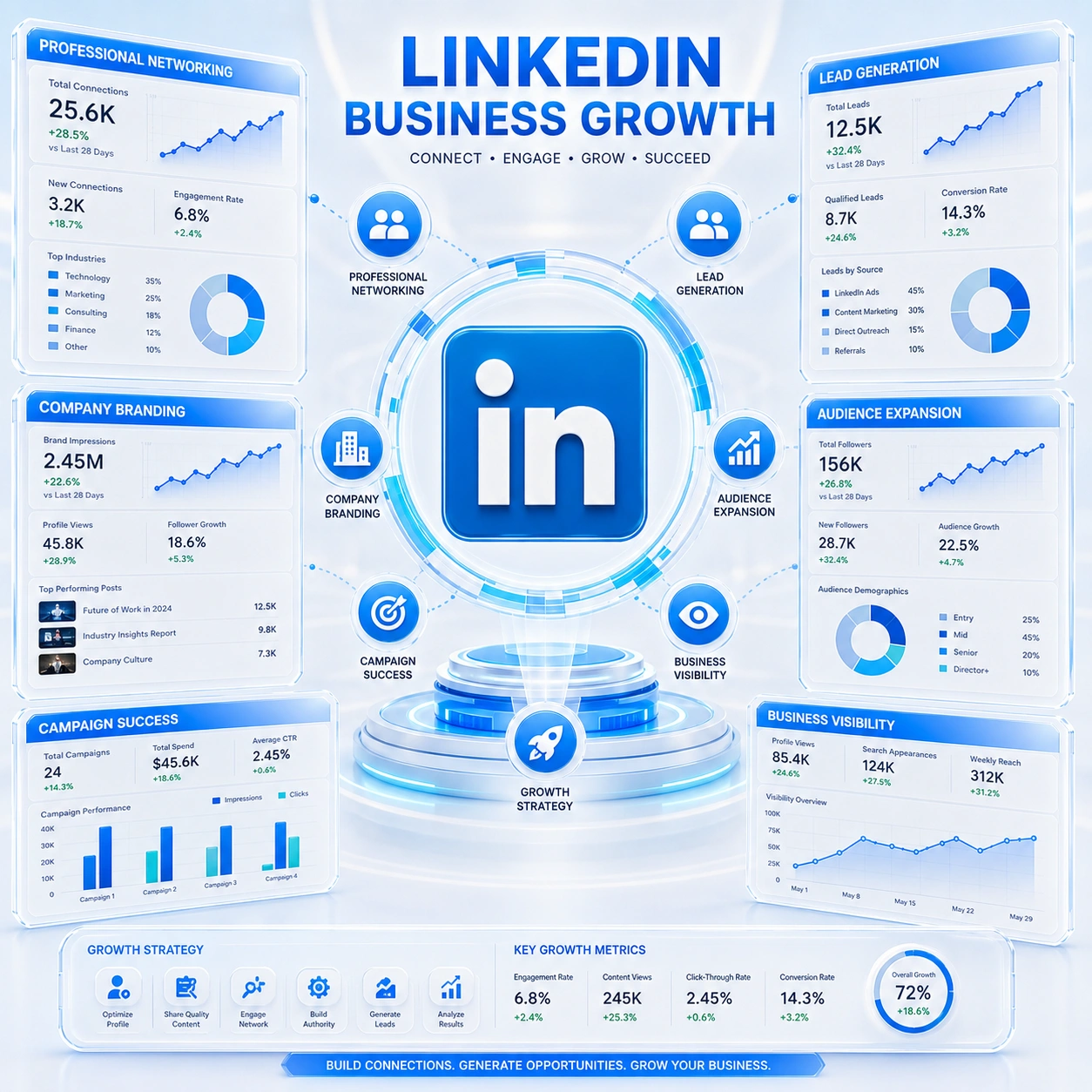 Linkedin Lead Generation planning and audit by V Touch Solutions