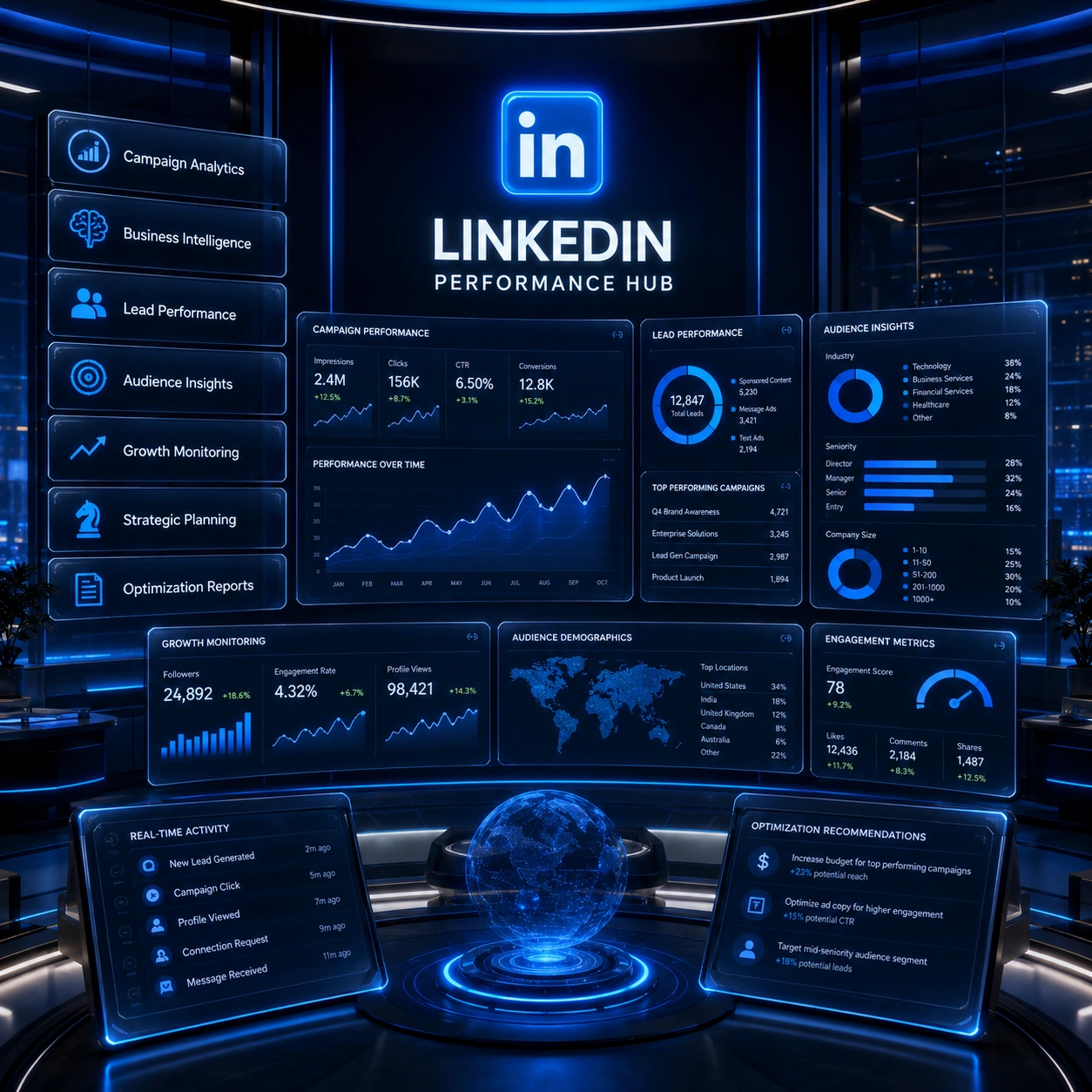 Linkedin Lead Generation reporting and performance insights