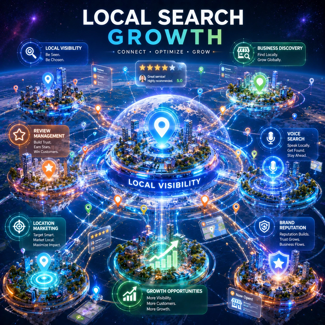 Local SEO planning and audit by V Touch Solutions
