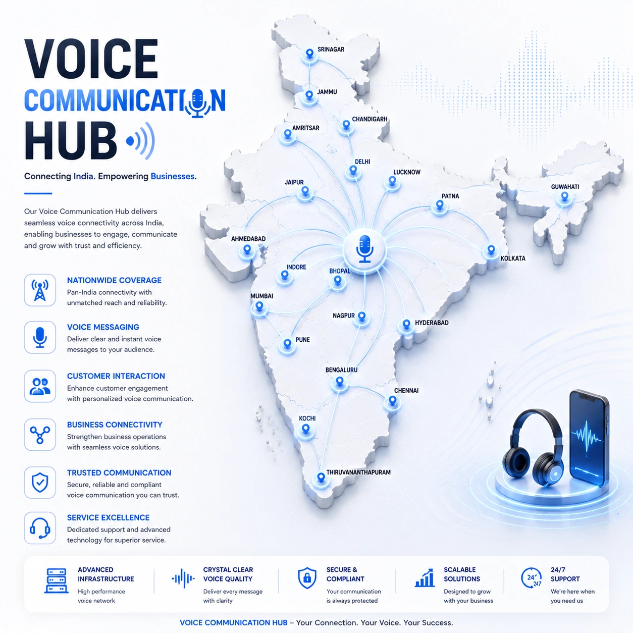 Bulk Voice SMS customer journey planning