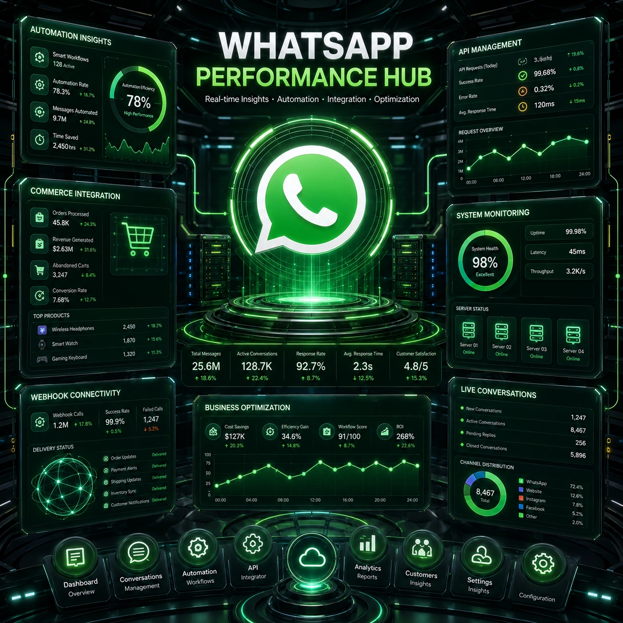 Whatsapp Store Development reporting and performance insights